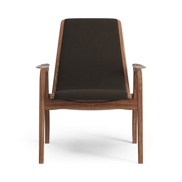 Laminett arm chair oiled walnut/fabric - Lido 77 - Swedese