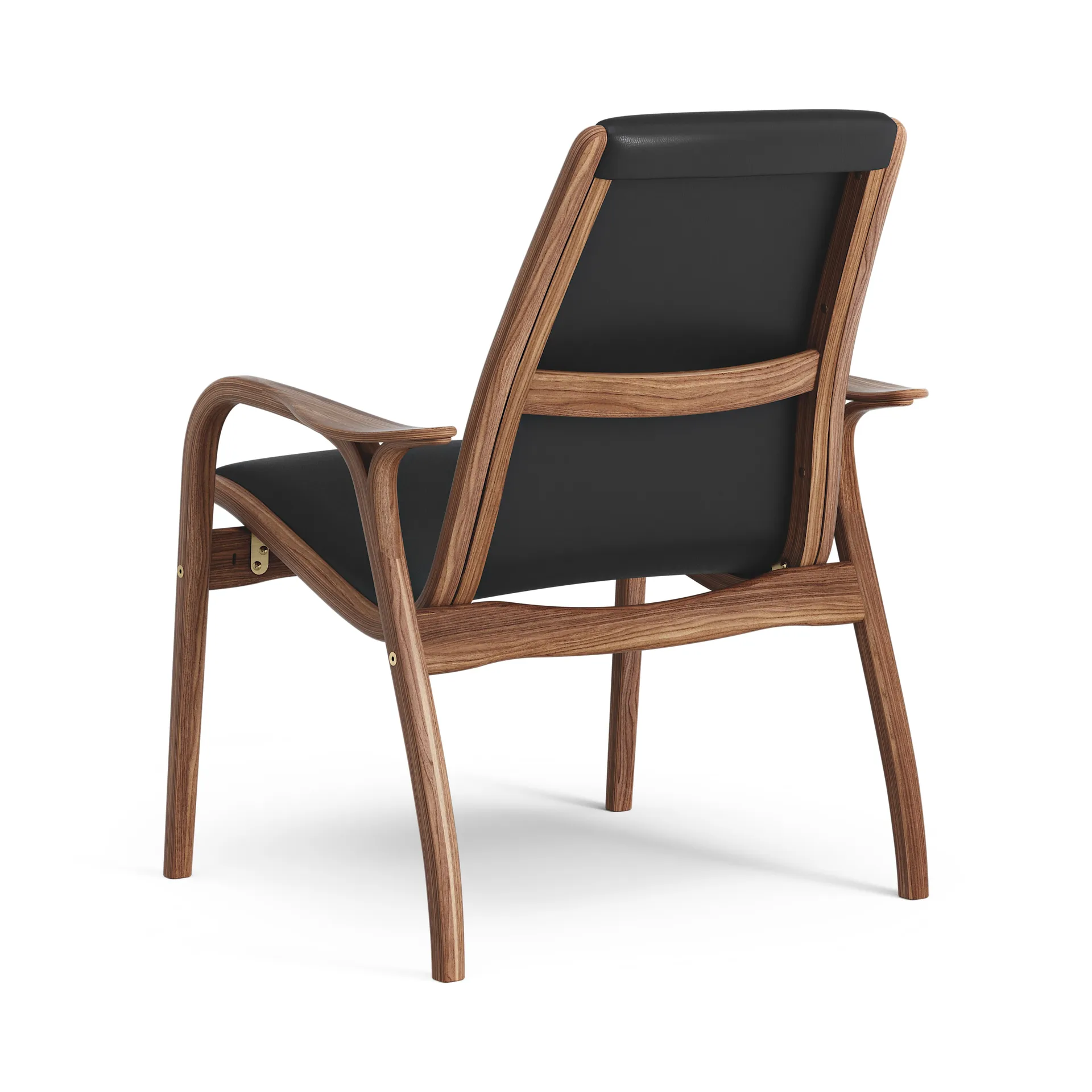 Laminett arm chair oiled walnut/leather, Baltique 99011 Swedese