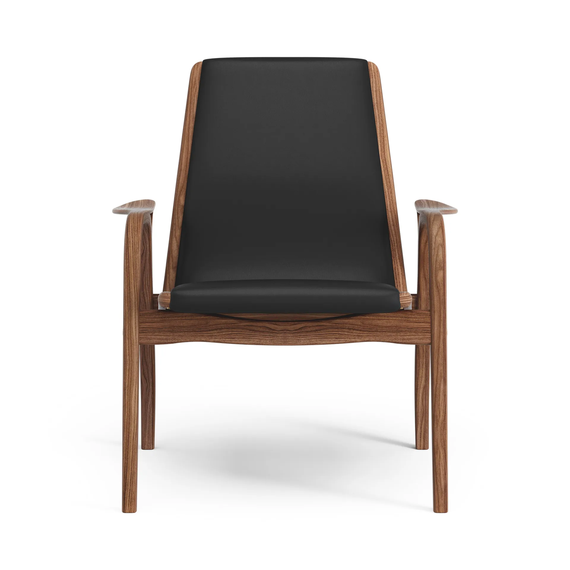 Laminett arm chair oiled walnut/leather, Baltique 99011 Swedese