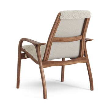 Laminett arm chair oiled walnut/sheep skin - Moonlight (beige) - Swedese