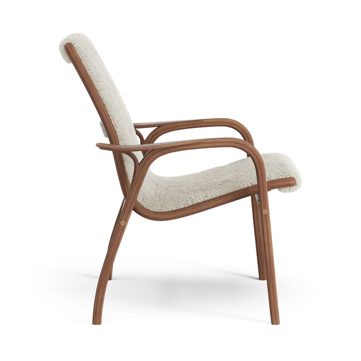 Laminett arm chair oiled walnut/sheep skin - Moonlight (beige) - Swedese