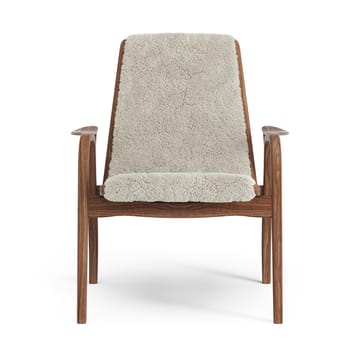 Laminett arm chair oiled walnut/sheep skin - Moonlight (beige) - Swedese