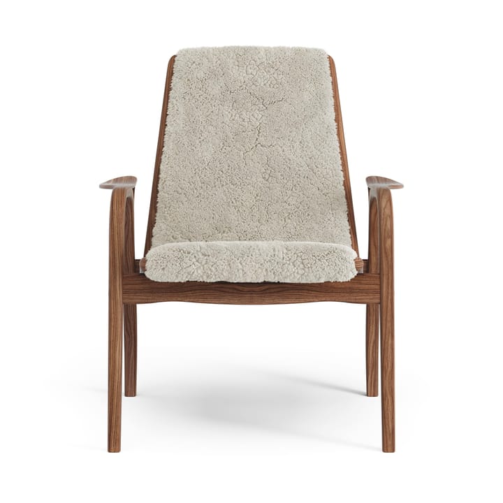 Laminett arm chair oiled walnut/sheep skin - Moonlight (beige) - Swedese