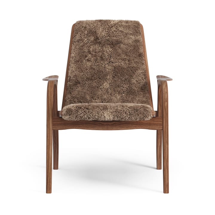 Laminett arm chair oiled walnut/sheep skin - Sahara (nougat brown) - Swedese