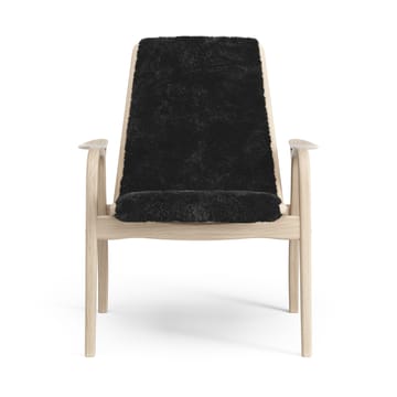 Laminett arm chair white pigmented oak/sheep skin - Black (black) - Swedese