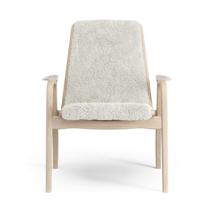 Laminett arm chair white pigmented oak/sheep skin - Off white (white) - Swedese