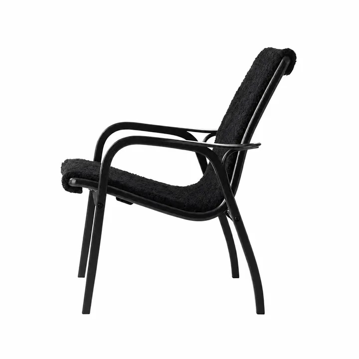 Laminett armchair Black Edition - Black stained beech - Swedese