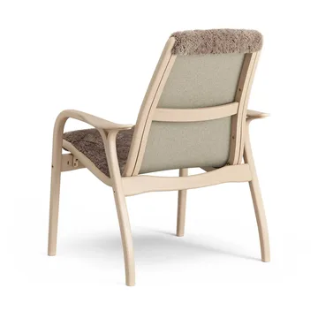Laminett armchair - Sheepskin Sahara-lacquered beech - Swedese