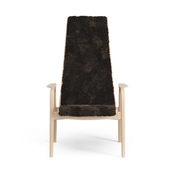 Lamini children's arm chair laquered beech/sheep skin - Espresso (brown) - Swedese