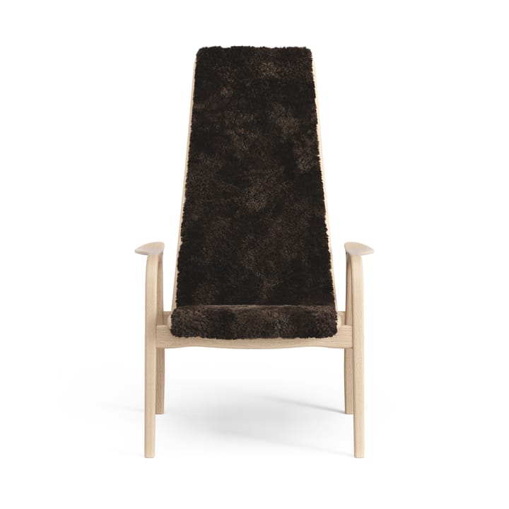 Lamini children's arm chair laquered beech/sheep skin - Espresso (brown) - Swedese