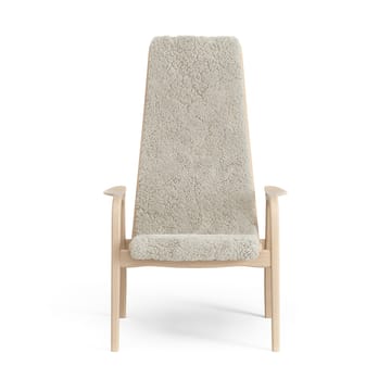 Lamini children's arm chair laquered beech/sheep skin - Moonlight (beige) - Swedese