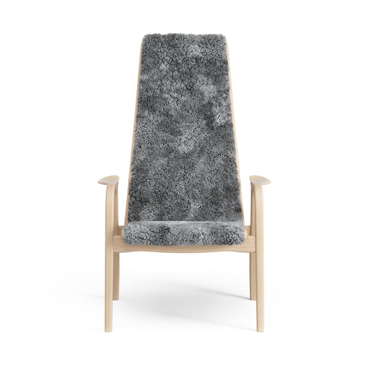 Lamini children's arm chair laquered beech/sheep skin, Scandinavian Grey (grey) Swedese
