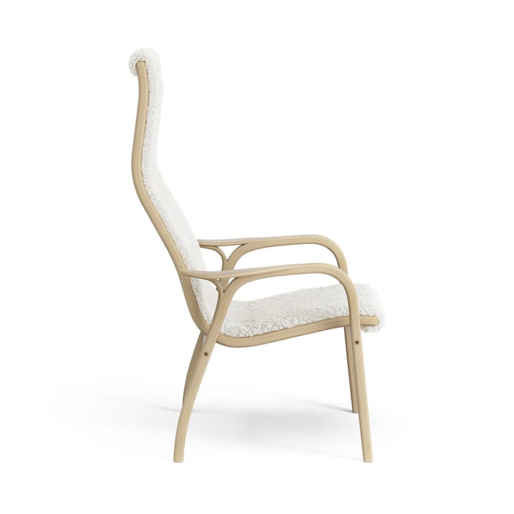 Lamini children's arm chair laquered oak/sheep skin - Off white (white) - Swedese