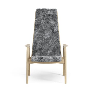 Lamini children's arm chair laquered oak/sheep skin - Scandinavian Grey (grey) - Swedese
