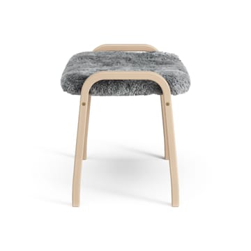 Lamini children's foot stool laquered beech/sheep skin - Scandinavian Grey (grey) - Swedese