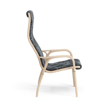 Lamino arm chair laquered beech/sheep skin - Charcoal (dark grey) - Swedese