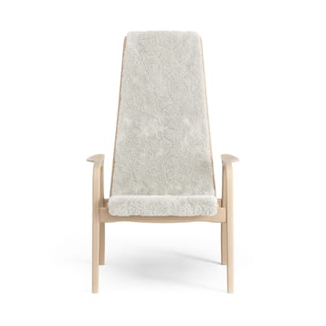 Lamino arm chair laquered beech/sheep skin - Off white (white) - Swedese