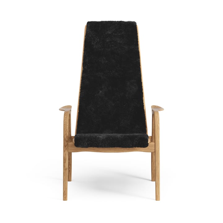 Lamino arm chair oiled oak/sheep skin - Black (black) - Swedese