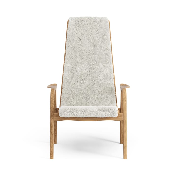 Lamino arm chair oiled oak/sheep skin, Off white (white) Swedese