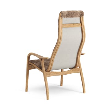 Lamino arm chair oiled oak/sheep skin - Sahara (nougat brown) - Swedese