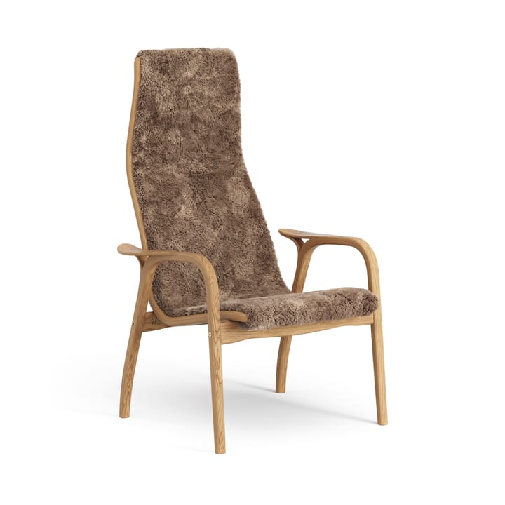 Lamino arm chair oiled oak/sheep skin - Sahara (nougat brown) - Swedese