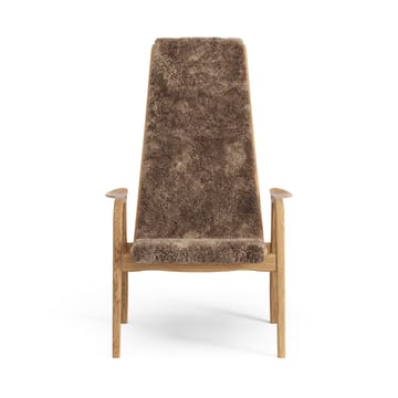 Lamino arm chair oiled oak/sheep skin - Sahara (nougat brown) - Swedese