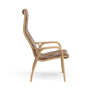 Lamino arm chair oiled oak/sheep skin - Sahara (nougat brown) - Swedese