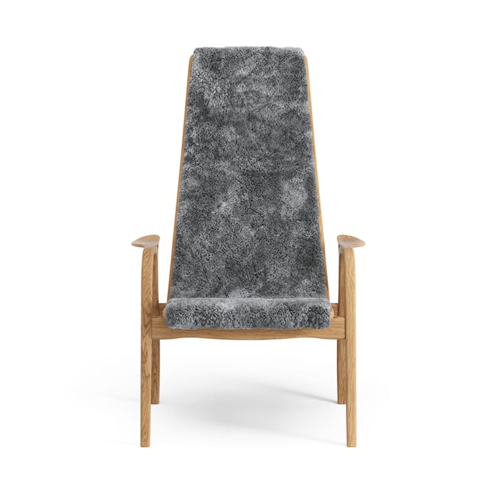 Lamino arm chair oiled oak/sheep skin - Scandinavian Grey (grey) - Swedese