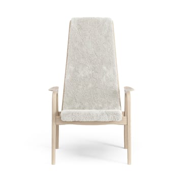 Lamino arm chair white pigmented oak/sheep skin - Off white (white) - Swedese