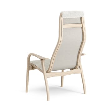 Lamino arm chair white pigmented oak/sheep skin - Off white (white) - Swedese