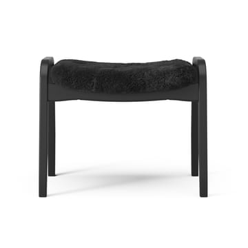Lamino armchair and footstool Black Edition - Black - Swedese