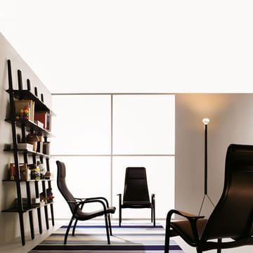 Lamino armchair - Black-saddle leather-oiled oak - Swedese