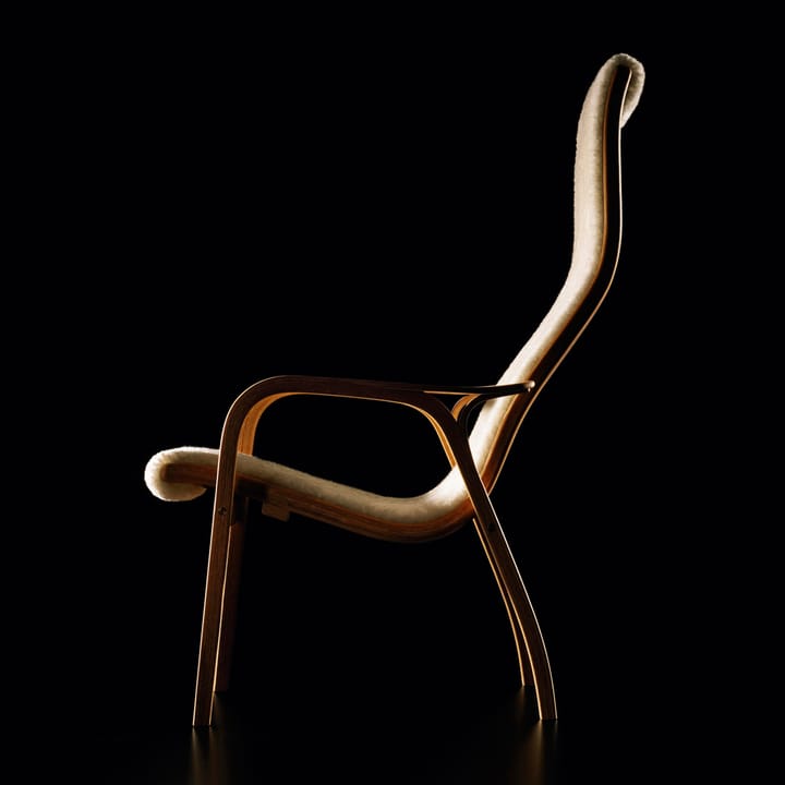 Lamino armchair - Black-saddle leather-oiled oak - Swedese