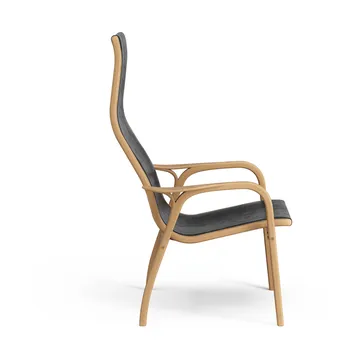 Lamino armchair - Saddle leather Black-oiled oak - Swedese