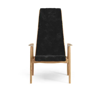 Lamino armchair - Sheepskin black-oiled oak - Swedese