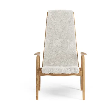 Lamino armchair - Sheepskin Off white-oiled oak - Swedese