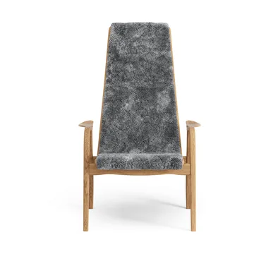 Lamino armchair - Sheepskin Scandinavian grey-oiled oak - Swedese