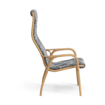 Lamino armchair - Sheepskin Scandinavian grey-oiled oak - Swedese
