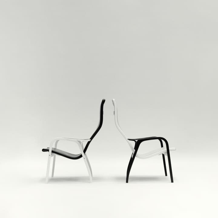 Lamino Duality easy chair, Black washed Swedese