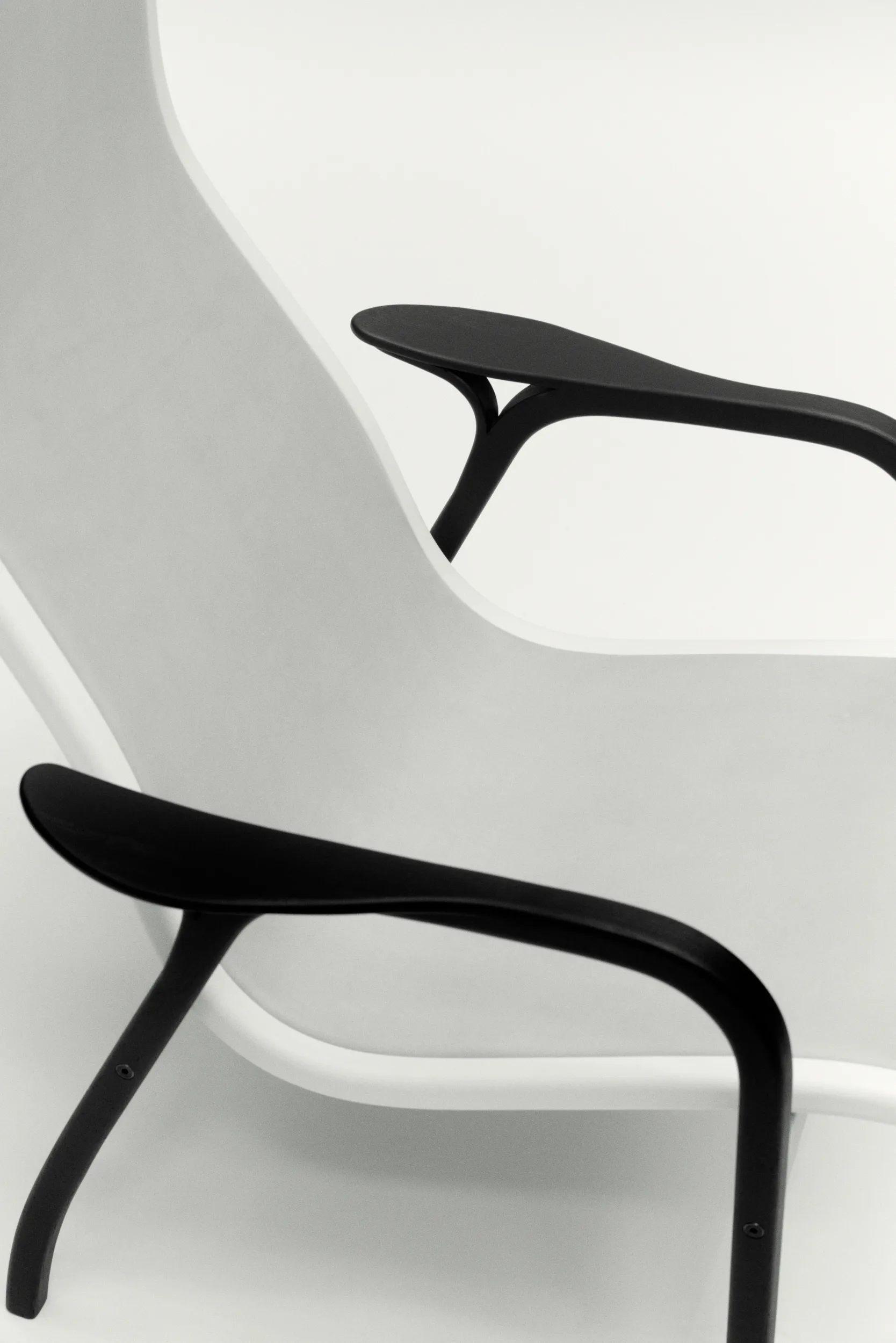 Lamino Duality easy chair, Black washed Swedese