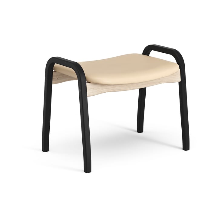 Lamino Duality fotstool - Black washed - Swedese