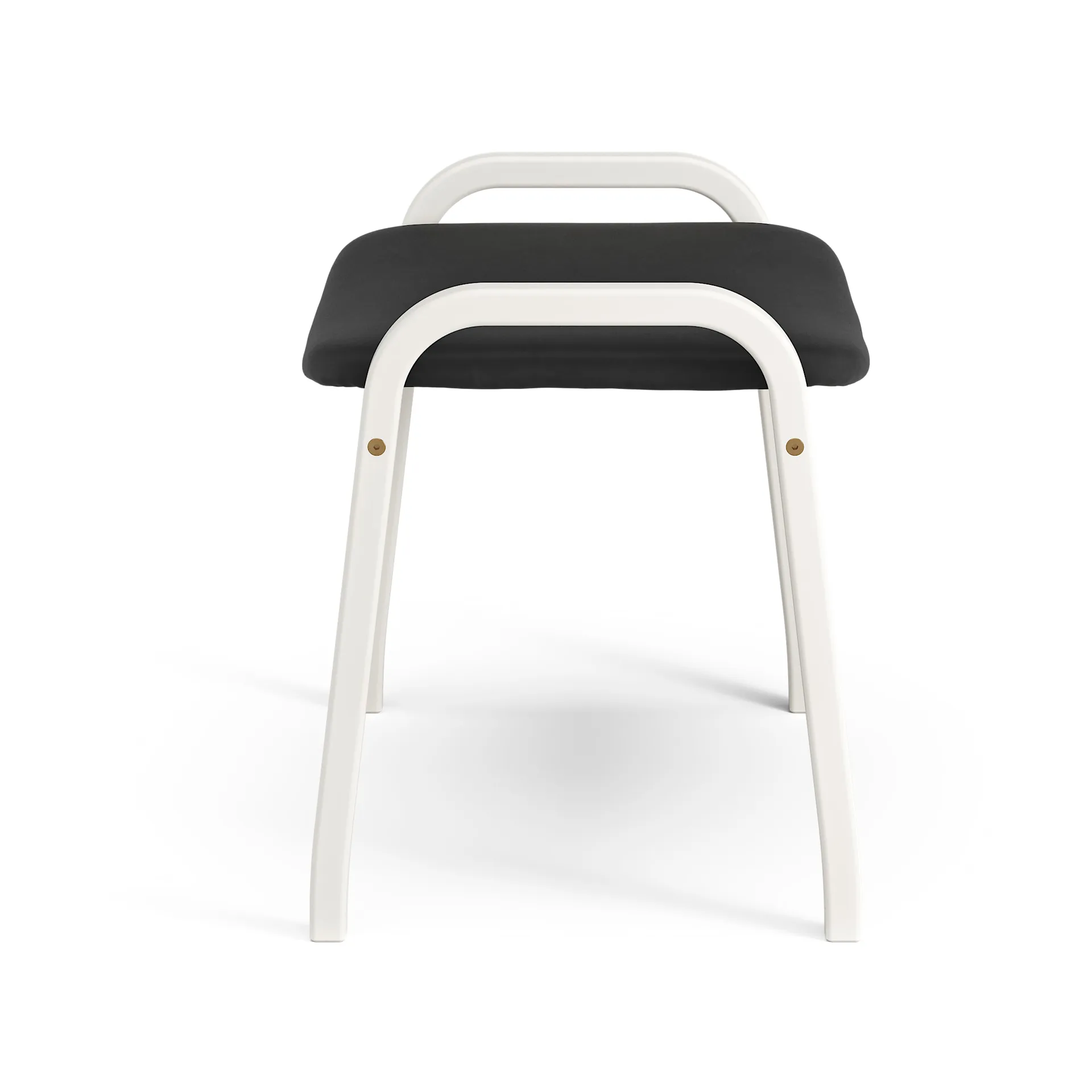 Lamino Duality fotstool, White washed Swedese