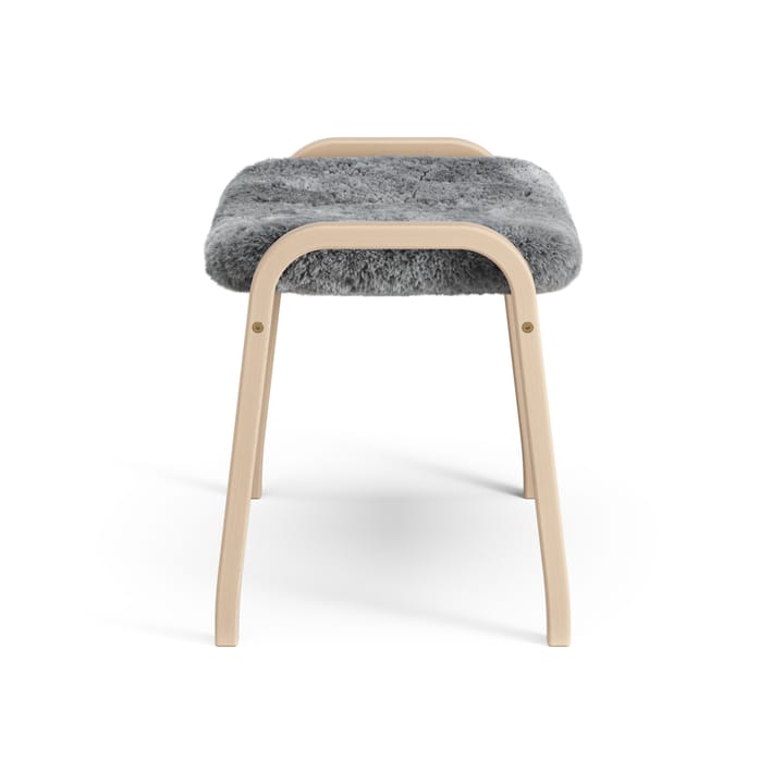 Lamino foot stool laquered beech/sheep skin - Scandinavian Grey (grey) - Swedese