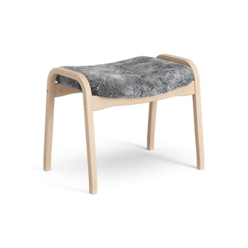 Lamino foot stool laquered beech/sheep skin - Scandinavian Grey (grey) - Swedese