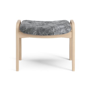 Lamino foot stool laquered beech/sheep skin - Scandinavian Grey (grey) - Swedese