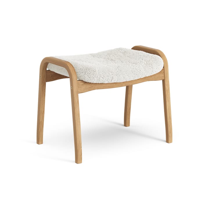 Lamino foot stool oiled oak/sheep skin - Off white (white) - Swedese