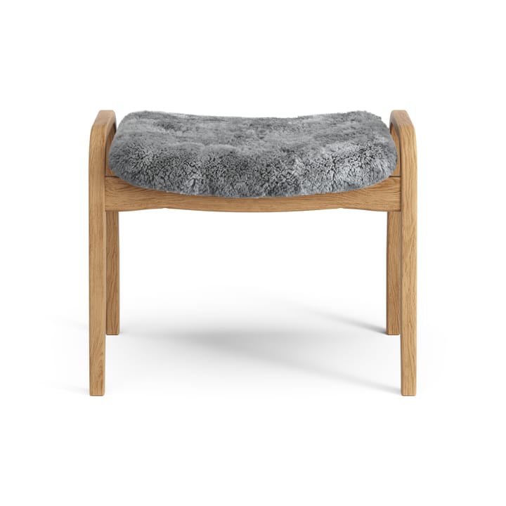 Lamino foot stool oiled oak/sheep skin - Scandinavian Grey (grey) - Swedese