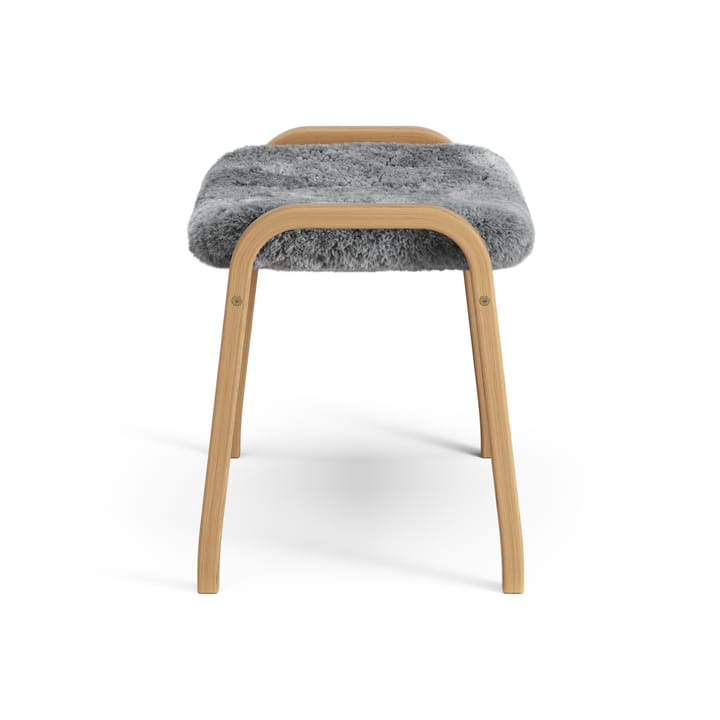 Lamino foot stool oiled oak/sheep skin - Scandinavian Grey (grey) - Swedese