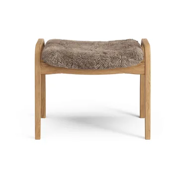 Lamino footstool - Sheepskin Sahara-oiled oak - Swedese