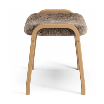 Lamino footstool - Sheepskin Sahara-oiled oak - Swedese